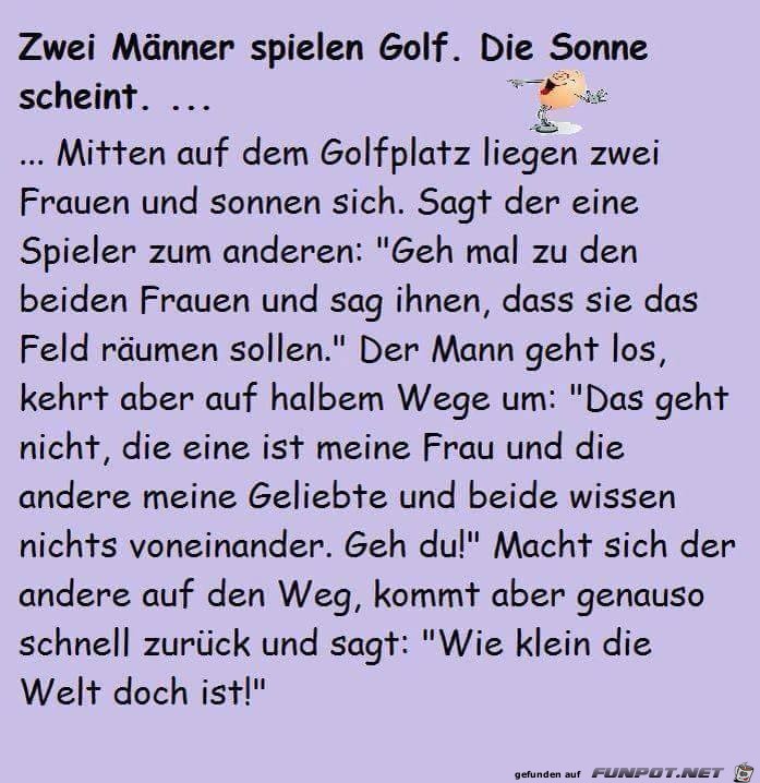 Golf spielen