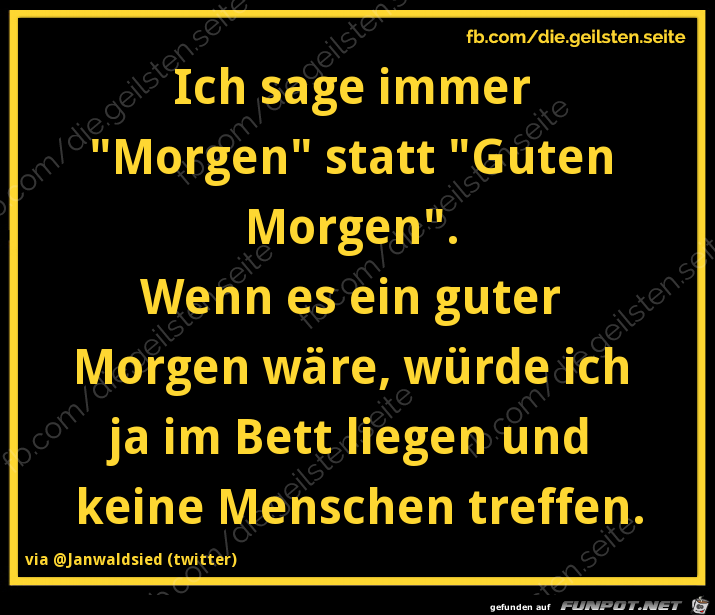 Guter Morgen