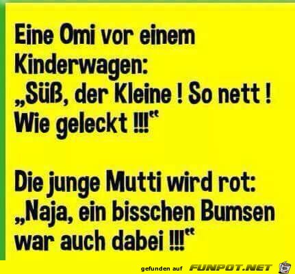 Vor einem Kinderwagen Vor einem Kinderwagen