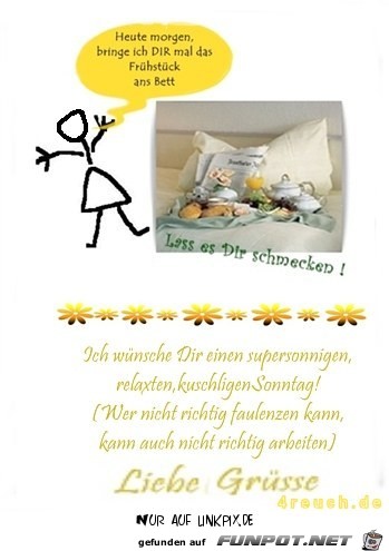 Fruehstueck ans Bett Fruehstueck ans Bett