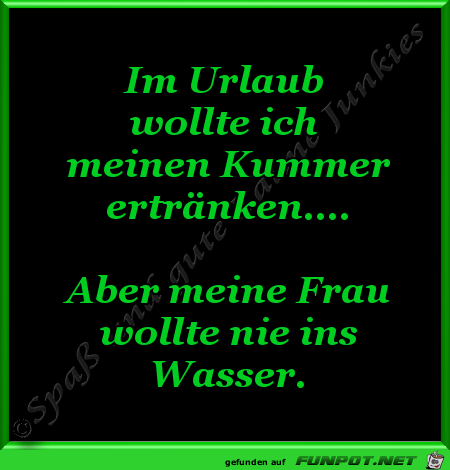 Im Urlaub