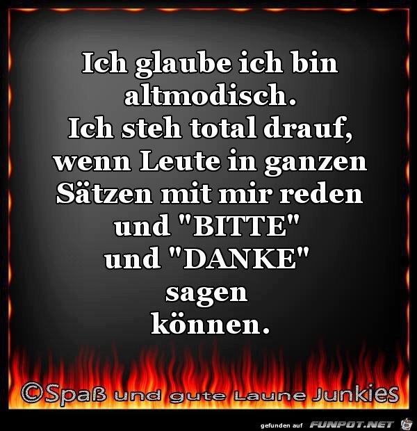 Bitte und Danke