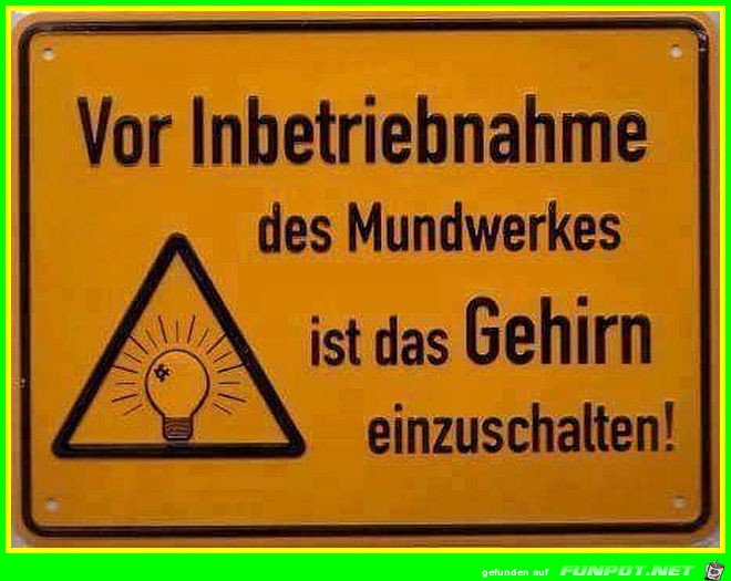 Inbetriebnahme