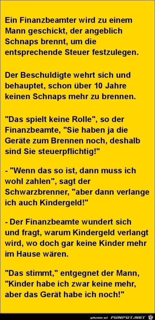 der Finanzbeamte der Finanzbeamte