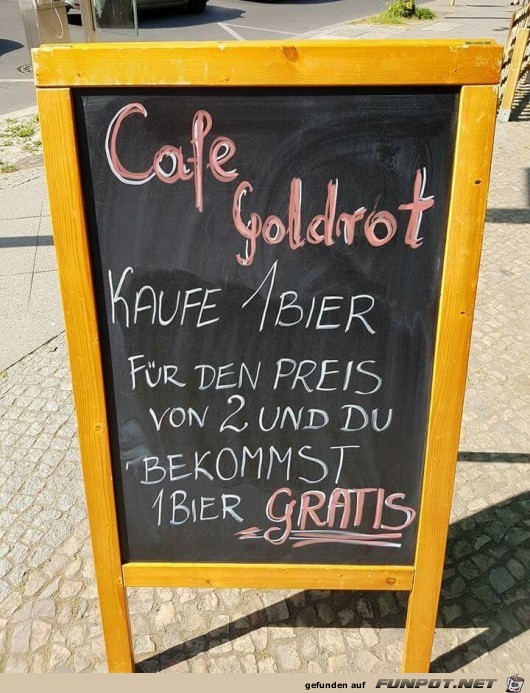 Bier im Angebot