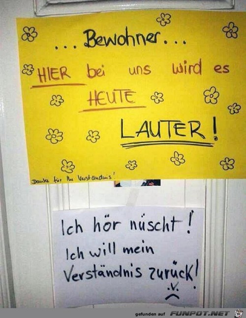 hier wird es heute lauter hier wird es heute lauter