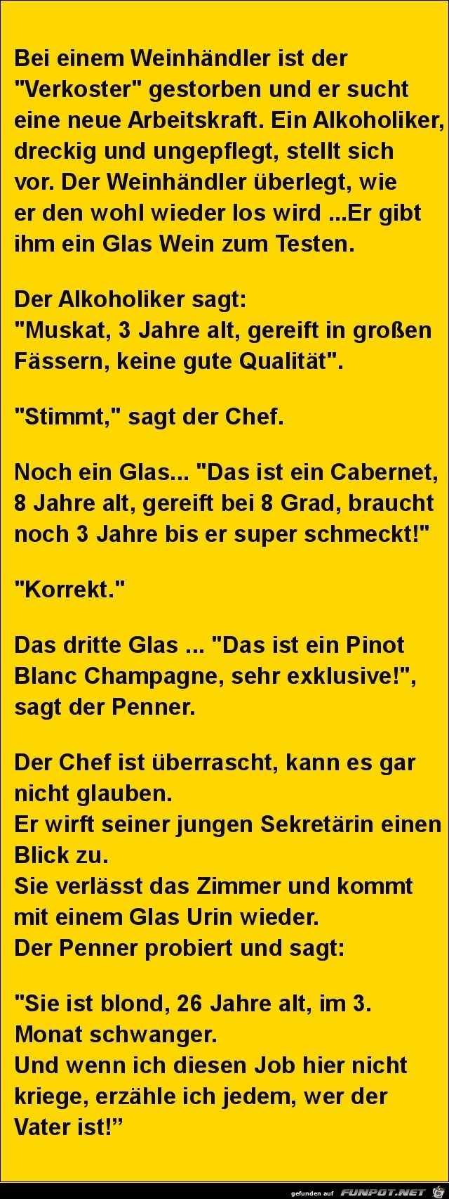 ein Weinhaendler und ein Alki ein Weinhaendler und ein Alki