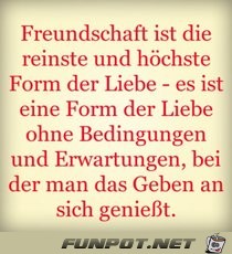 Freundschaft ist die 