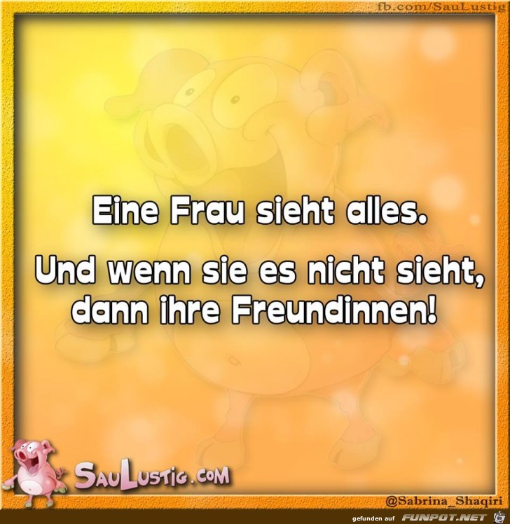 Eine Frau sieht alles Eine Frau sieht alles