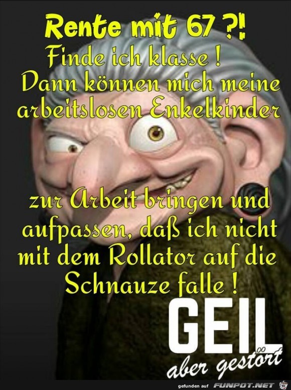 Rente mit 67 Rente mit 67