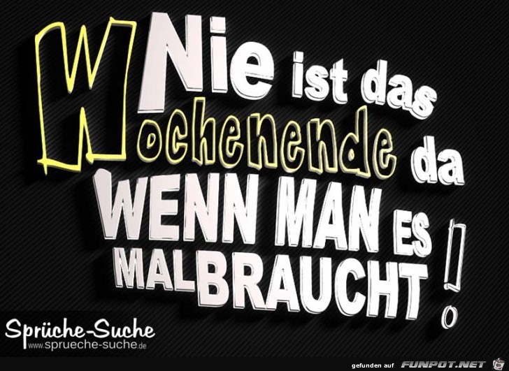 wochenende wochenende