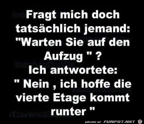 warten auf Aufzug warten auf Aufzug