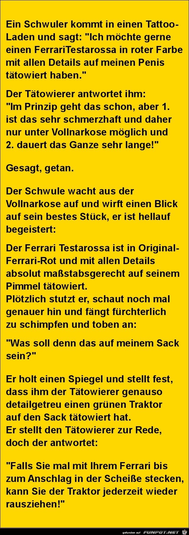 ein Schwuler und sein Ferrari ein Schwuler und sein Ferrari