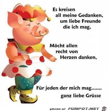 Ganz liebe Gruesse