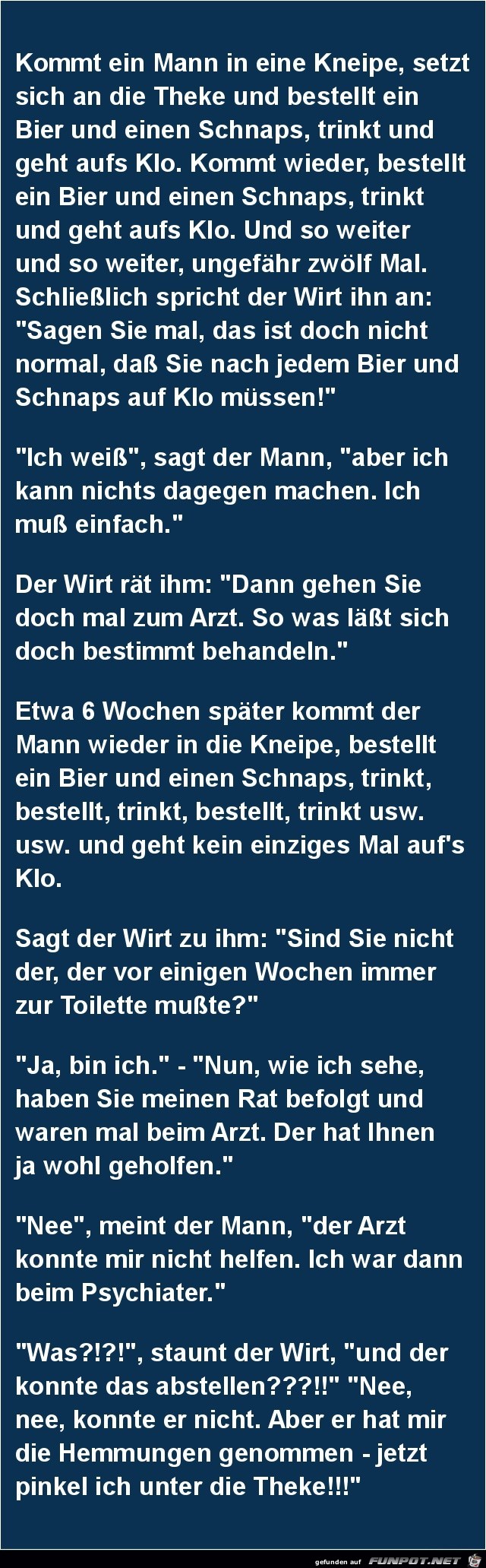Mann in der Kneipe Mann in der Kneipe