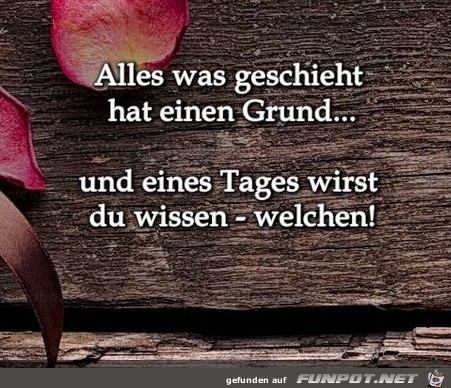 eines Tages