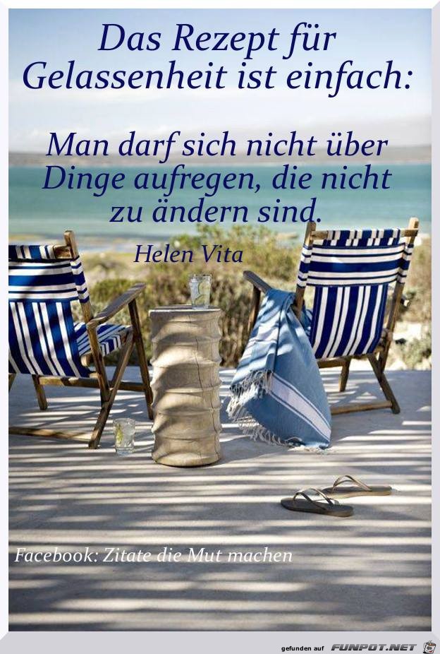 Rezept fuer Gelassenheit Rezept fuer Gelassenheit