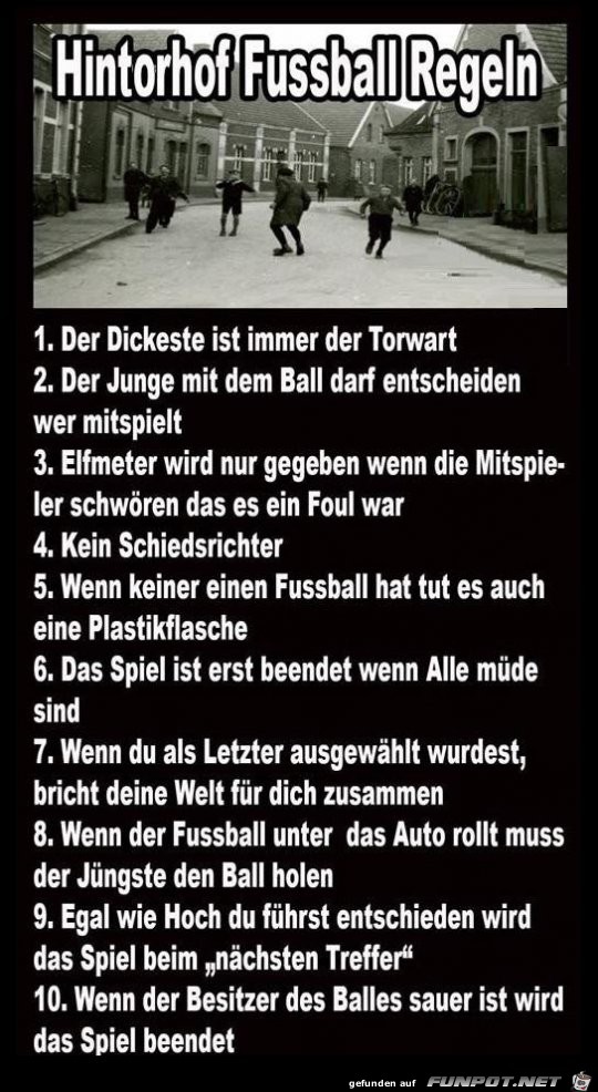Fussball-Regeln