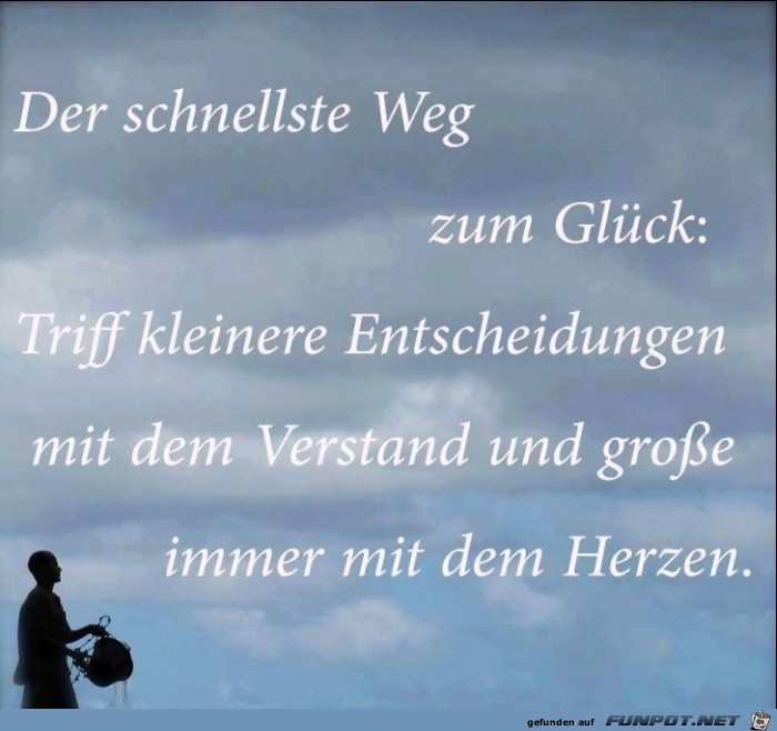 Der schnellst Weg zum Glck