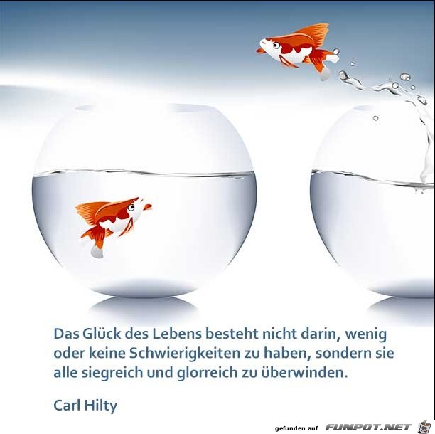 Das Glck des Lebens besteht nicht darin