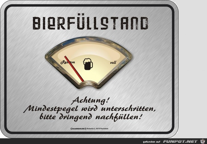 Bierfüllstand Bierfüllstand