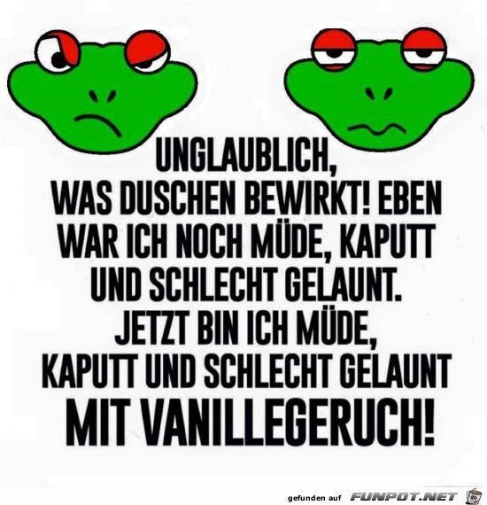 unglaublich was Duschen bewirkt unglaublich was Duschen bewirkt