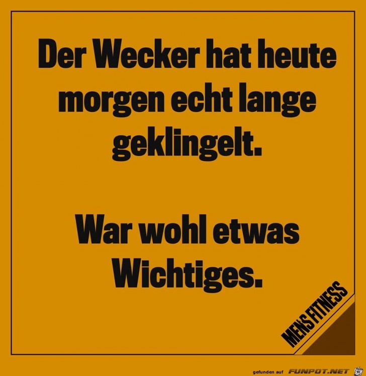 Wichtiges