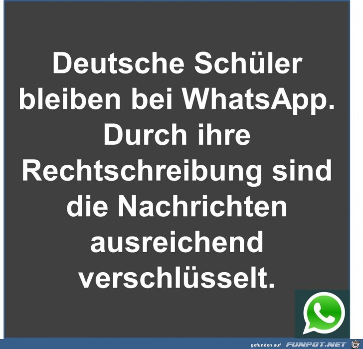 WhatsApp Verschluesselung