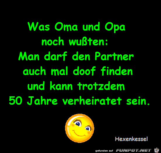 Oma und Opa