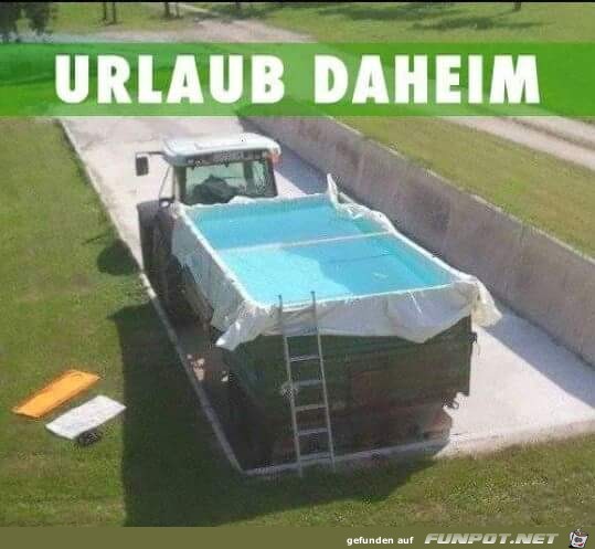 Urlaub Daheim