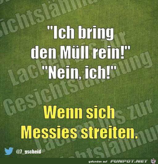 Wenn Messis sich streiten