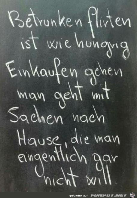 Betrunken flirten Betrunken flirten