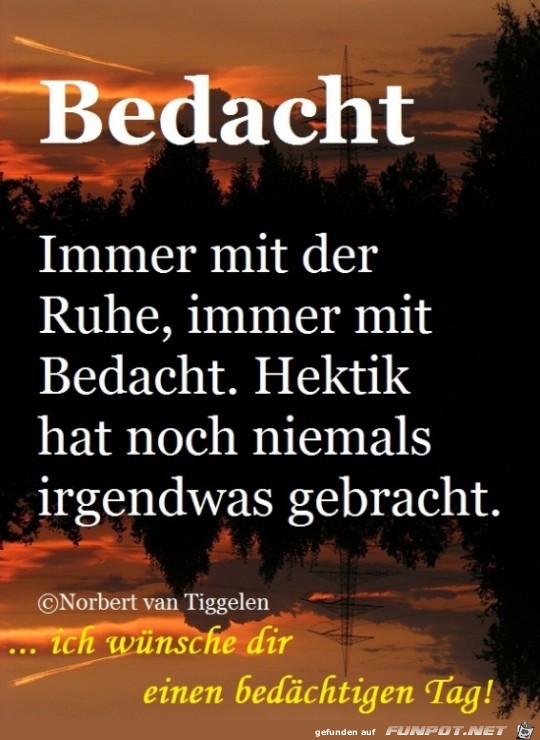 bedacht.....