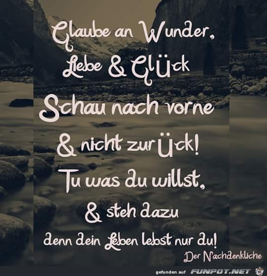 Glaube an Wunder