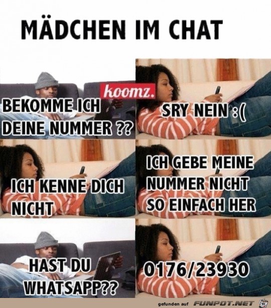 Mdchen im Chat