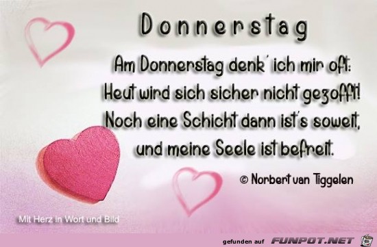 donnerstag