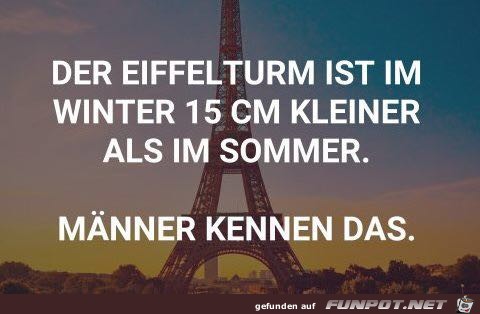 Der Eiffelturm...