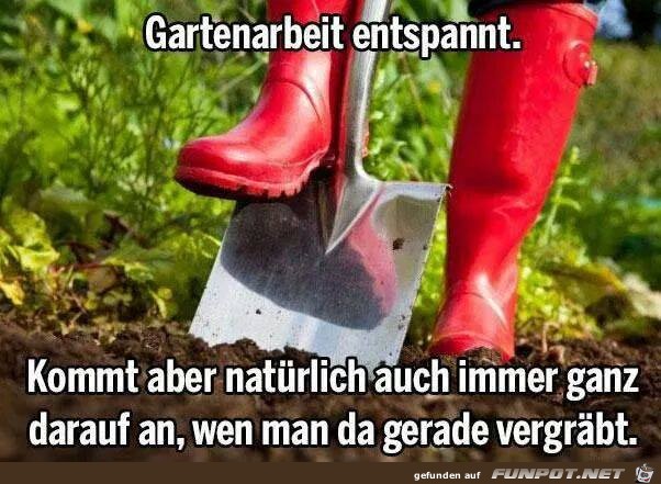 Gartenarbeit entspannt