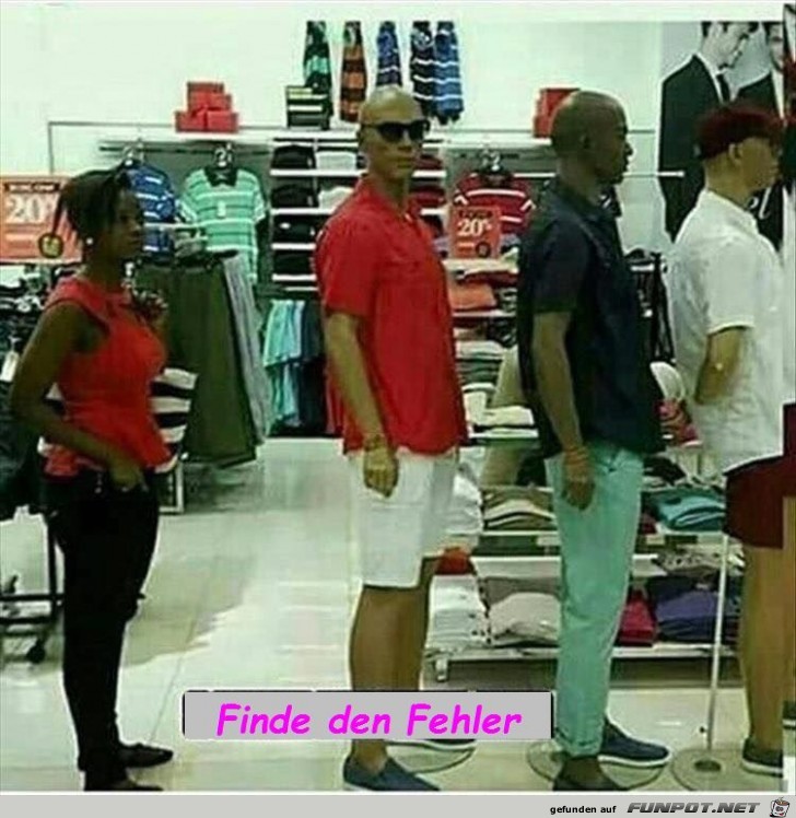 Finde den Fehler Finde den Fehler