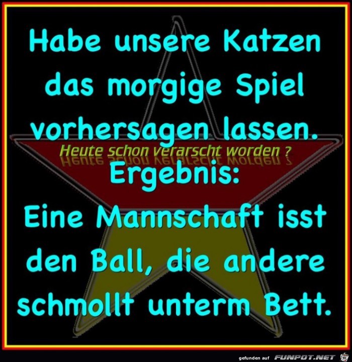 Spielergebnis-Vorhersage