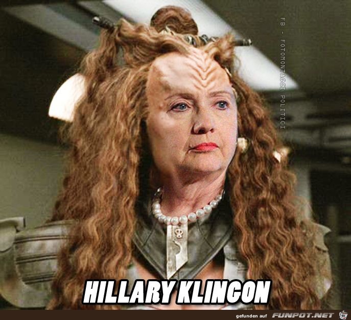 Hillary Klingon Hillary Klingon
