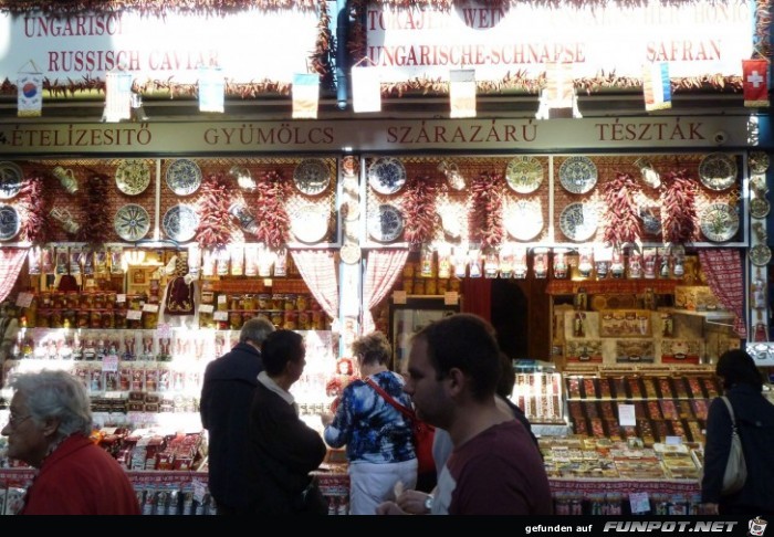 in der Markthalle, Budapest