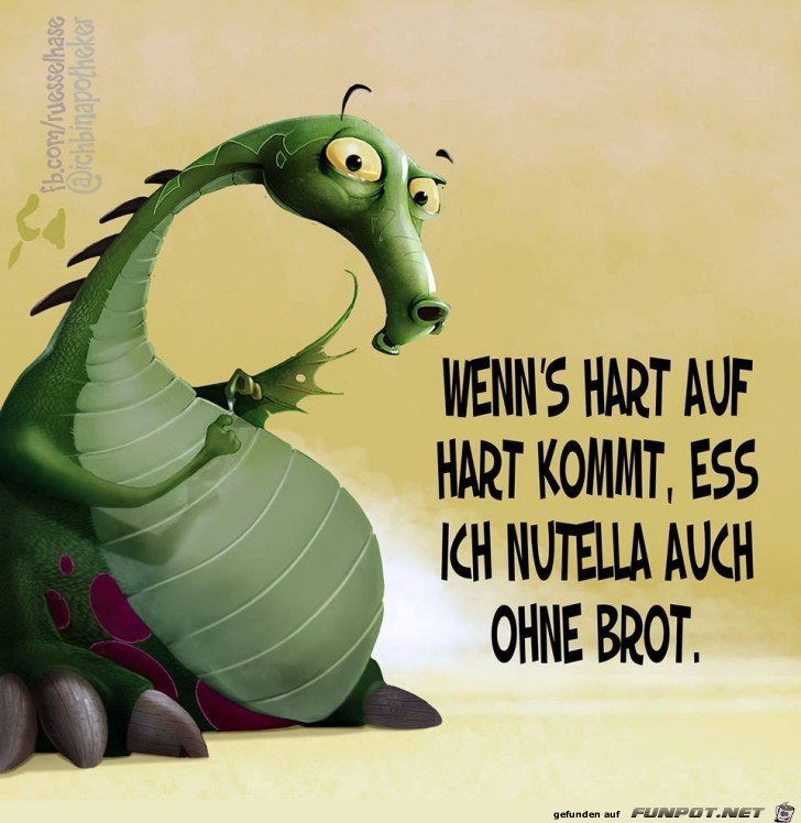 Nutella ohne Brot