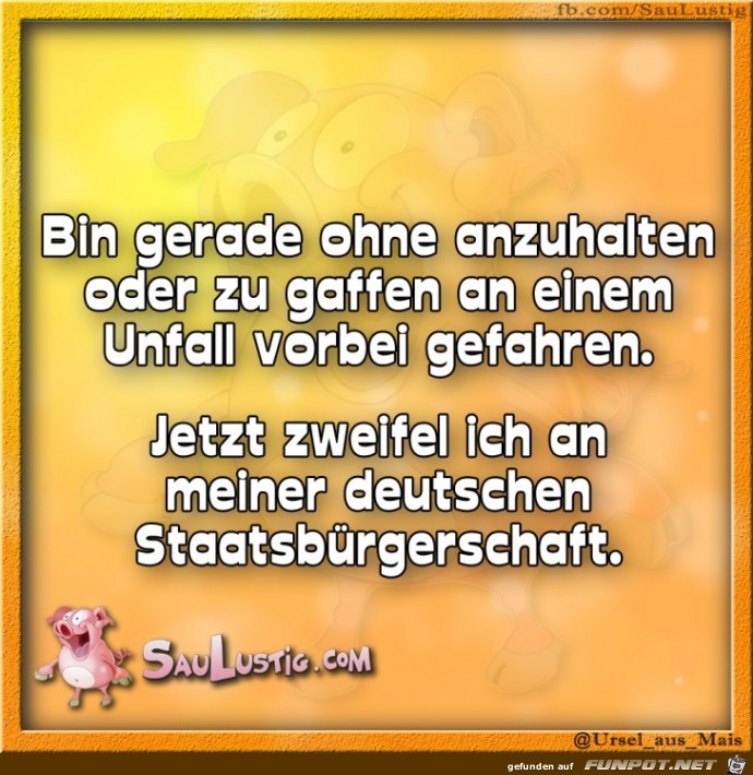 Bin ohne anzuhalten Bin ohne anzuhalten