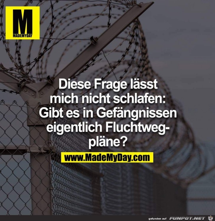 Diese Frage lsst mich nicht schlafen...