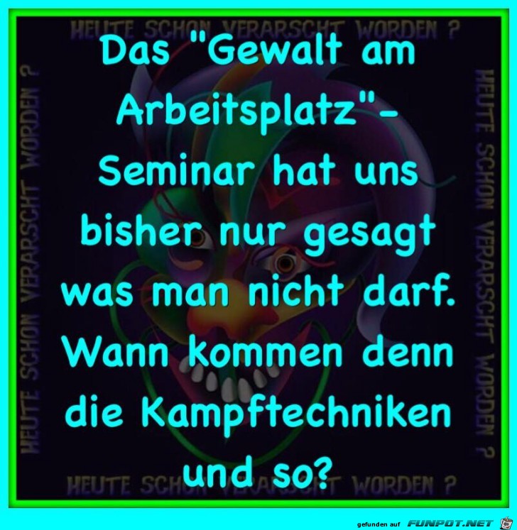 Gewalt am Arbeitsplatz