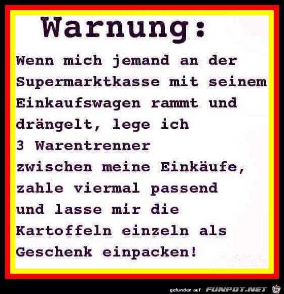 Warnung