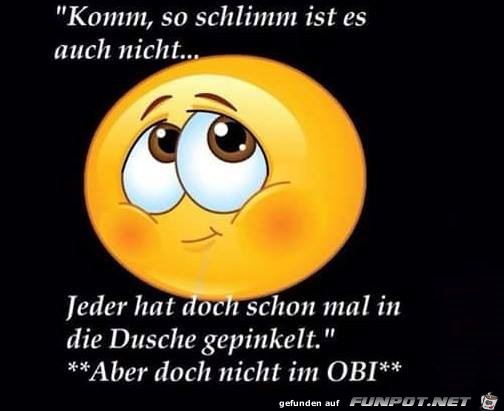 So schlimm ist es auch nicht