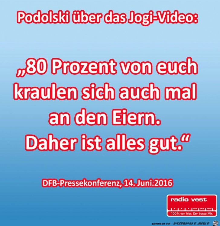 80 Prozent von Euch