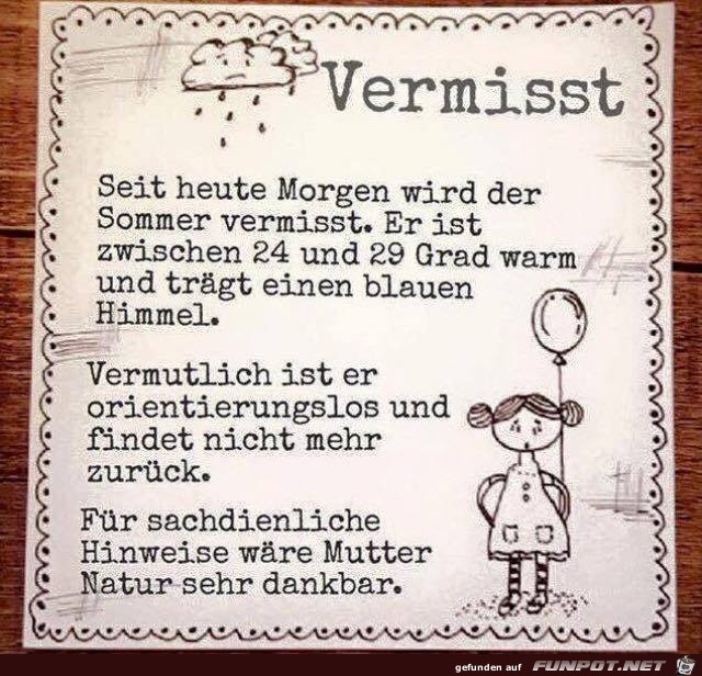 Vermisst